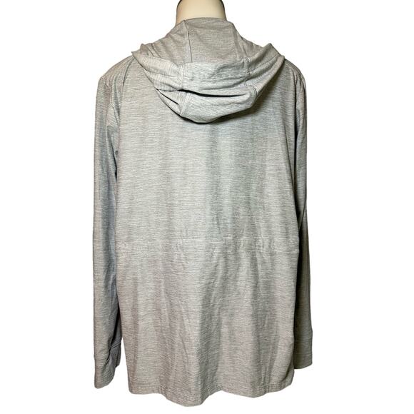 Lands End Women's Size Small Soft Performance Full Zip Hoodie Pockets Stretch - Picture 2 of 8